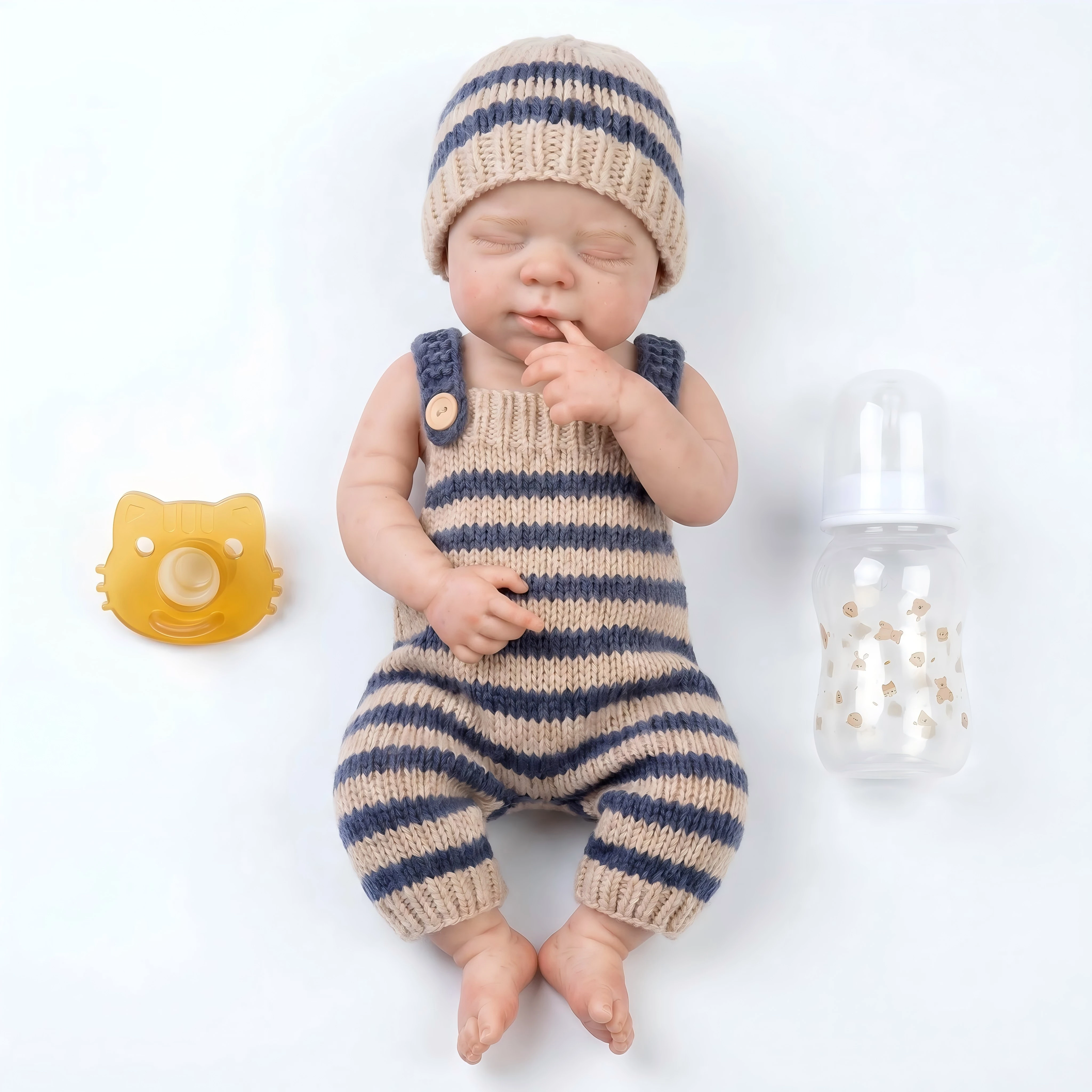 NPK 18inch Pascale Doll with Platinum Silicone Flexible Super Soft Elastic Touch Solid Coll Version Collectible Doll