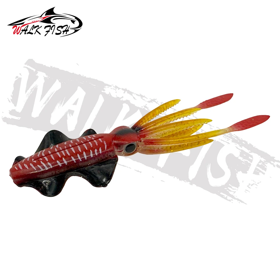 WALK FISH Señuelo de calamar UV para atún – Cebo blando - imagen 2