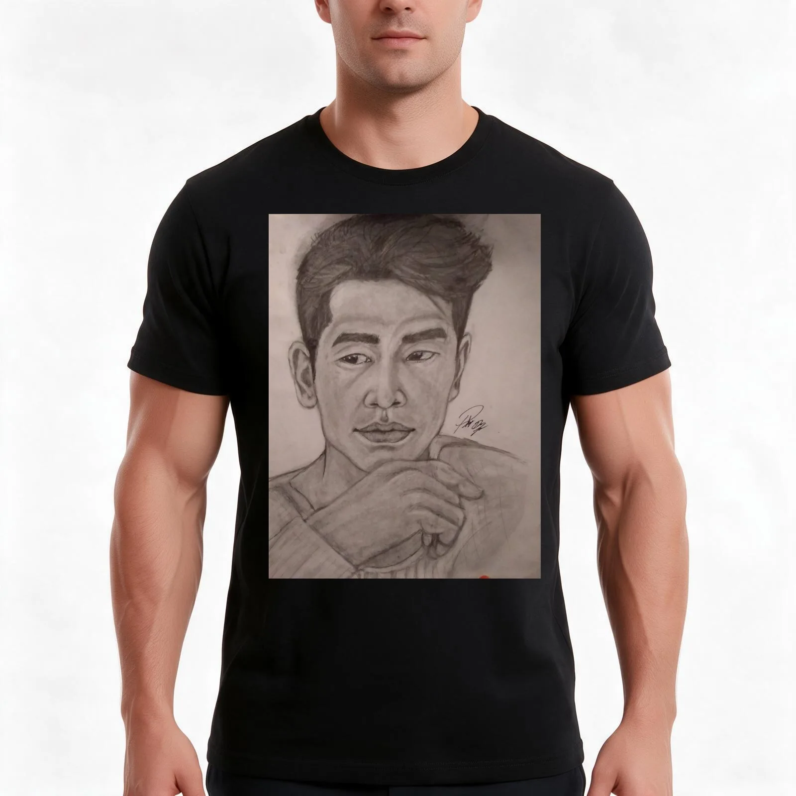 Rain oppa T-Shirt Summer Casual Cotton Tee Oversized Streetwear Tops Vintage Graphic Print Loose Fit Short Sleeve