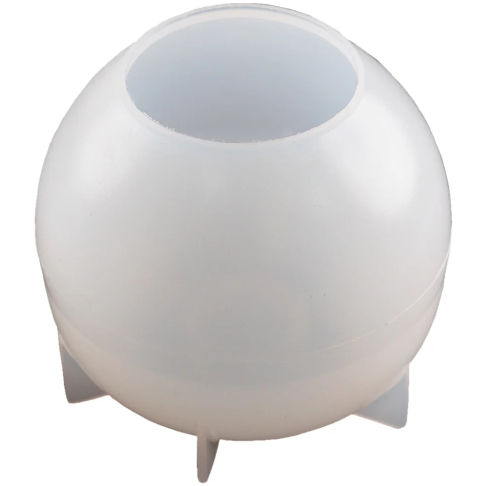 Round Silicone Resin For MOLD Compatible with Epoxy For CRYSTAL Craft Mirror Backing and Spherical Decorative Casting Projects