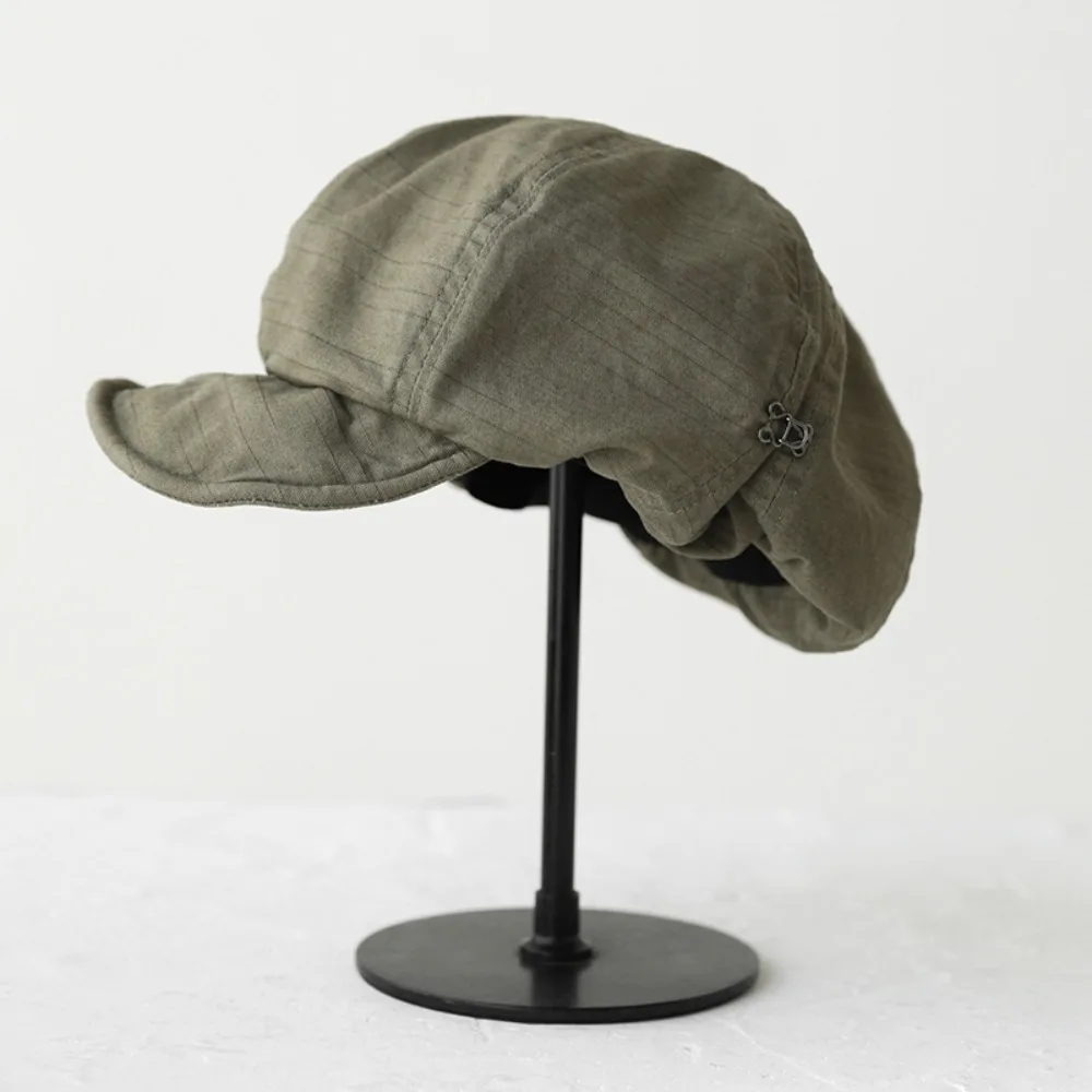 Plus Size Newsboy Caps Casual Cotton Dome Painters Hats Literary Cap