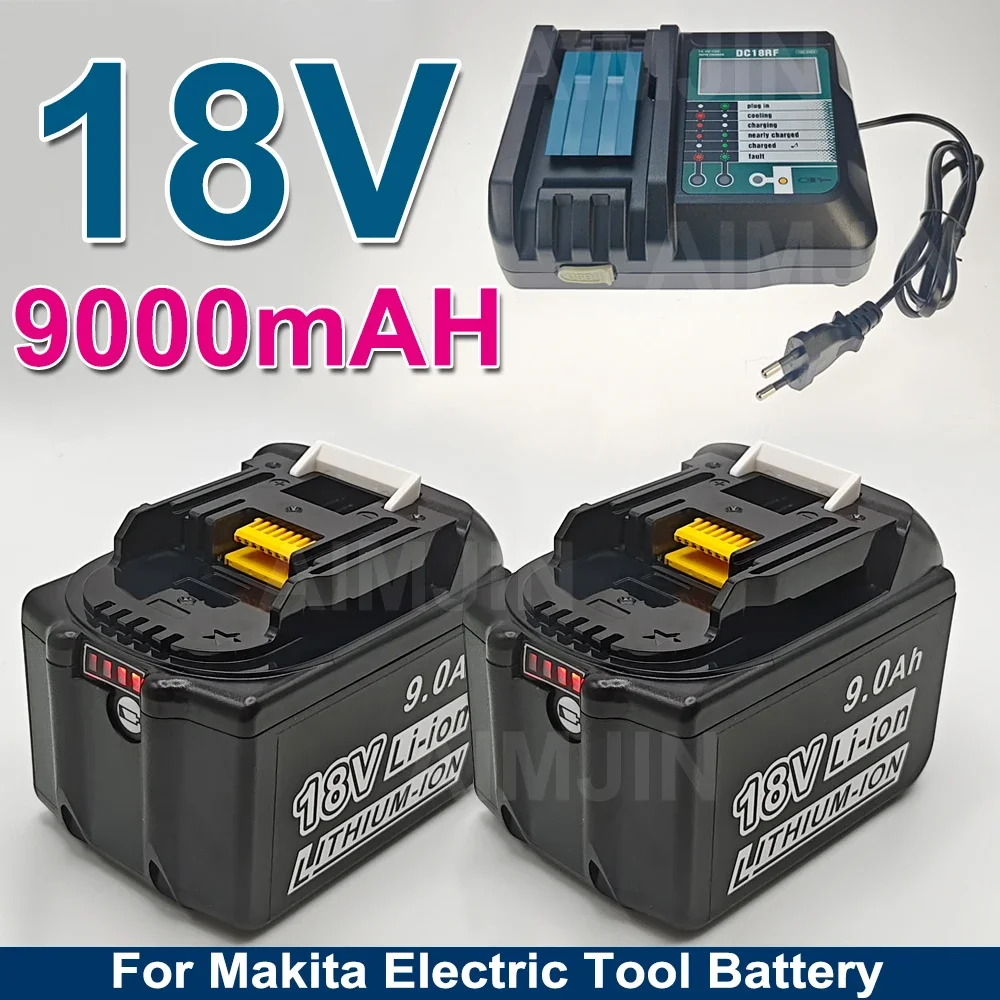 2024 Upgraded 9A for Makita 18V Battery BL1830B BL1850B BL1840 BL1860 BL1815 Replacement Lithium Battery