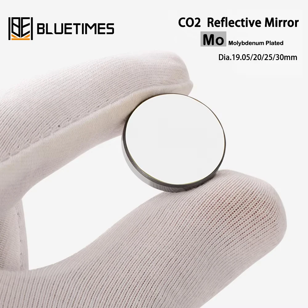 Bluetimes Laser Mo Radiating Mirror CO2 High Power Reflector For Laser CuttingMachine Dia.19/25/30/38.1mm Reflective Accessories - Image 2