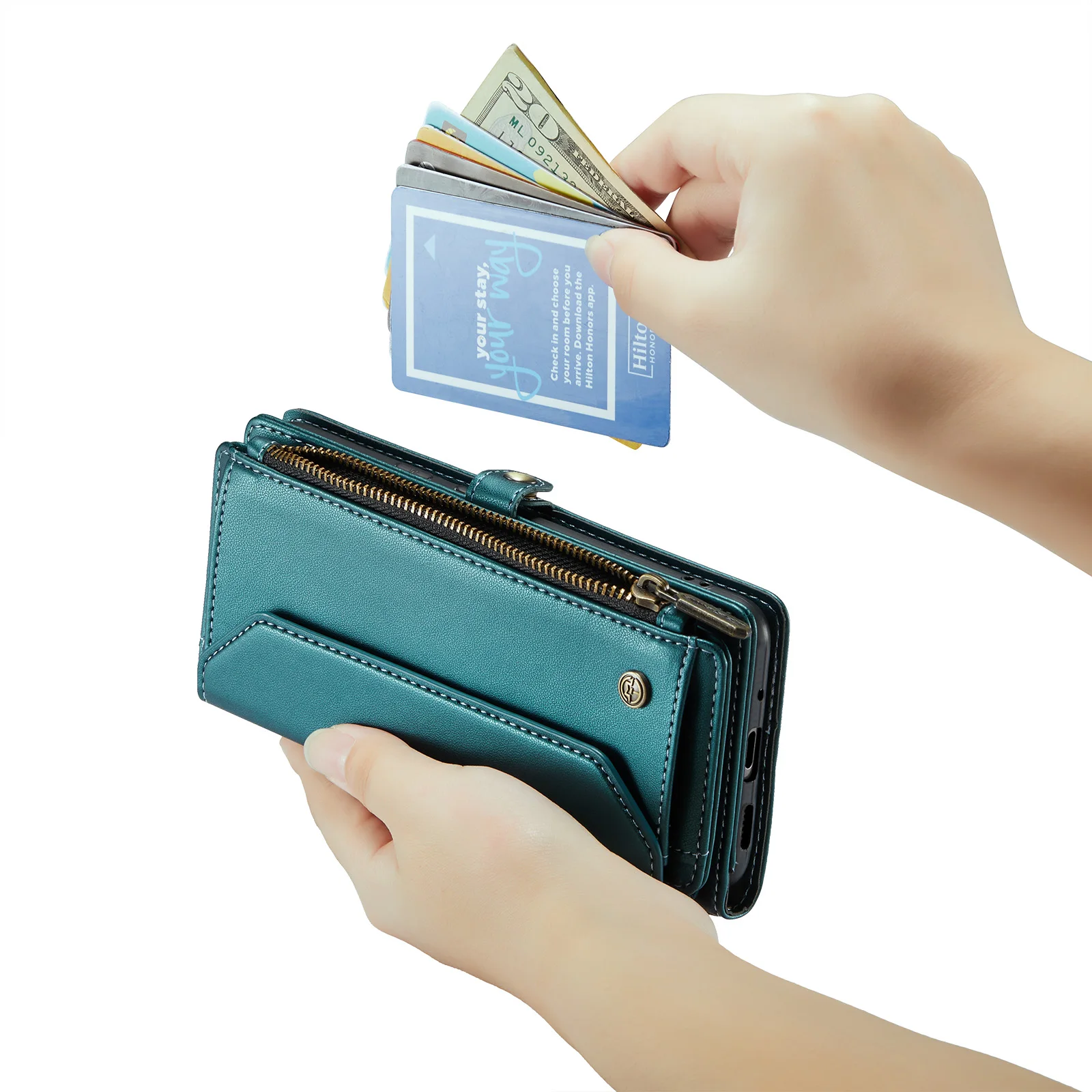 TPU side buckle magnetic shoulder strap phone bag For Google Pixel 7A 8 9 Pro XL Many Card Slot Fall prevention Phone Case