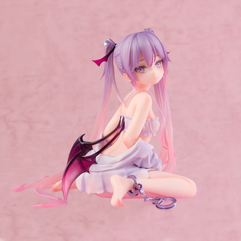 14 cm Rosa Eve Kniend Cartoon Anime Mädchen Charakter Modell Statue Junge Serie Desktop Dekoration Spielzeug Geschenk