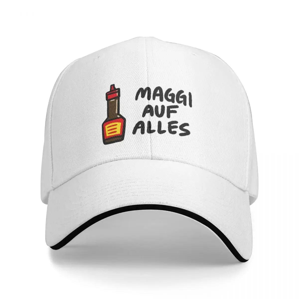 Maggi Auf Alles (Deutsch) Cap Fashion Casual Baseball Caps Adjustable Hat Summer Unisex Baseball Hats Customizable Polychromatic