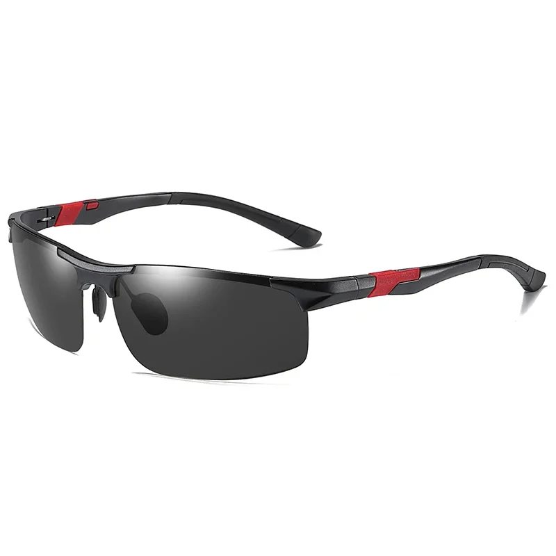 Aluminum Magnesium Frame TAC Lens Polarized Photochromic Sports Sunglasses Driving Night Vision Glasses Cycling Shades