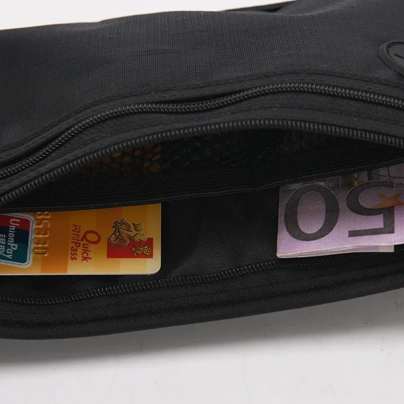 Travel Waist Pack Pouch for Passport Money Belt Bag, Hidden Security Wallet, Outdoor Sports, Jogging Chest Pack