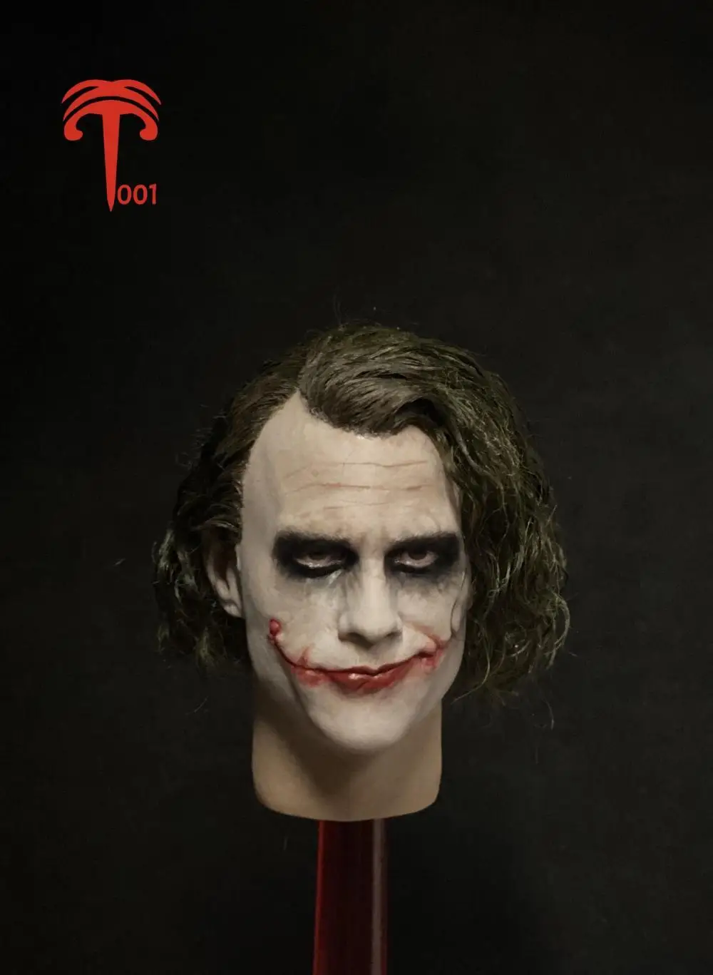 1/6 Scale Head Carving XT001Heath Ledger Star Male Soldier Hand-Made  Model Plant Hair Curly 12Inch Action Figure Body Doll