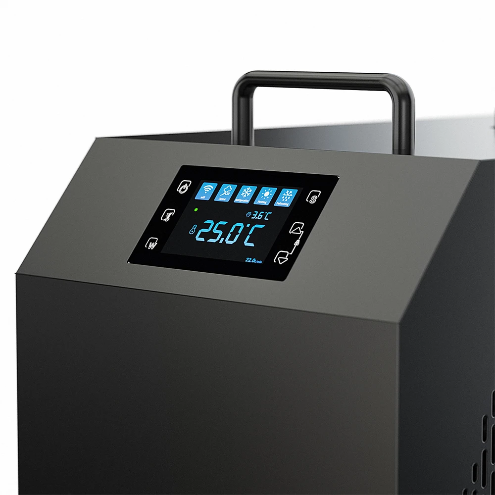 

0.8Hp 1HP 2HP Ice Water Cooler Inflatable Bath Cold Plug Ice Bath Cooler, Acrylic Barrel