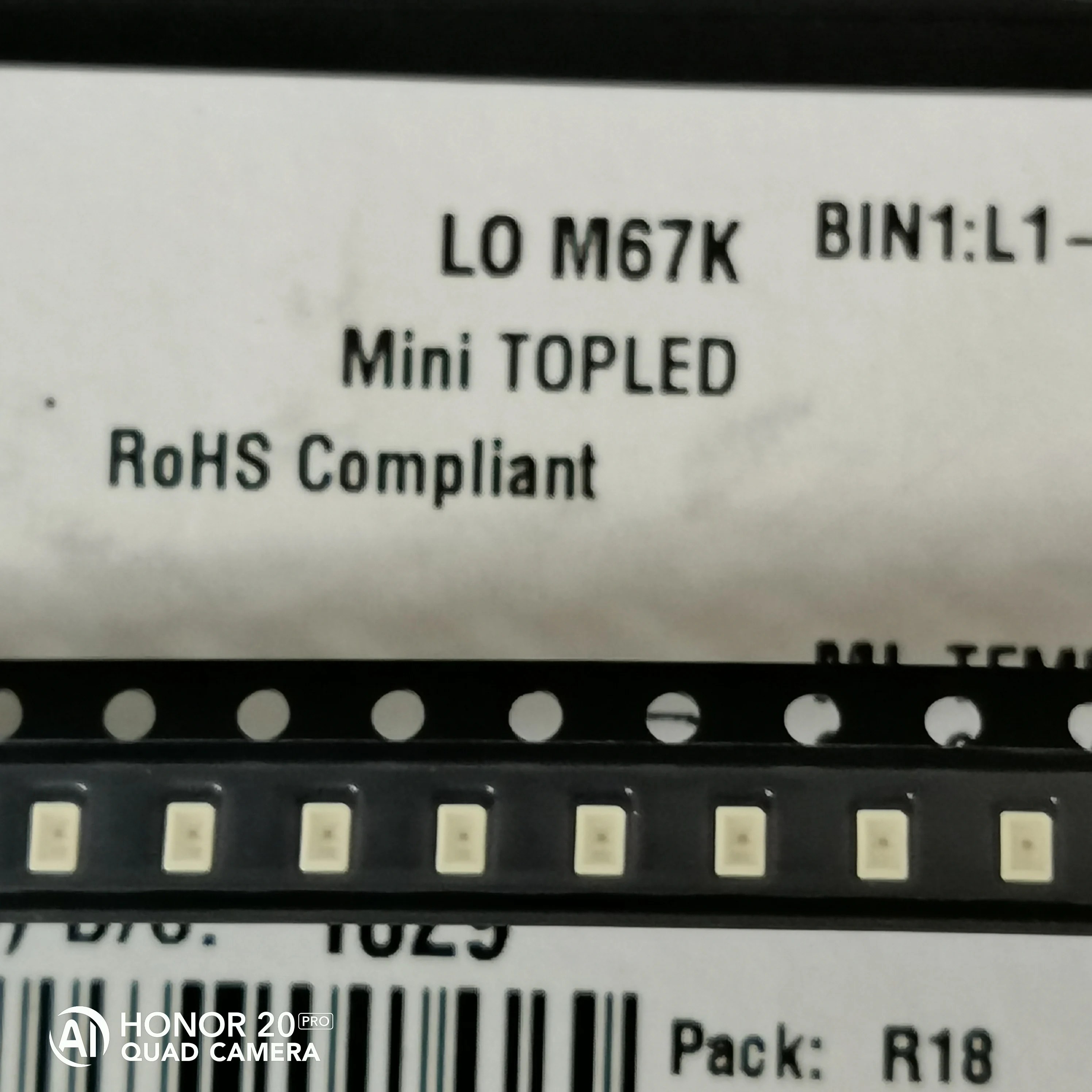 50 قطعة/LO M67K 0805/2214 السيراميك البرتقالي ضوء LED ضوء الخرز للوحة القيادة السيارات