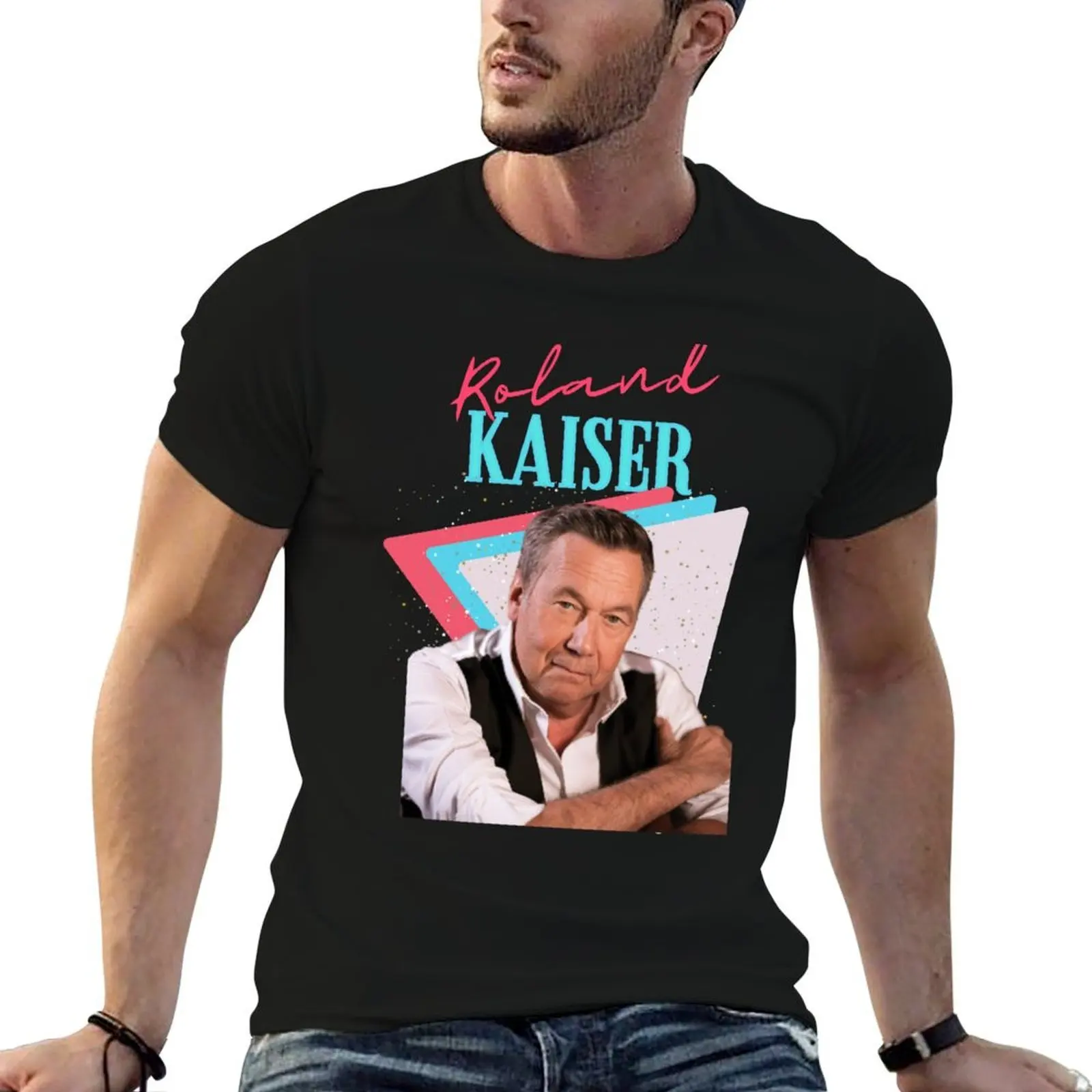 Roland kaiser - rip Roland kaiser T-Shirt korean fashion custom t shirt mens t shirt