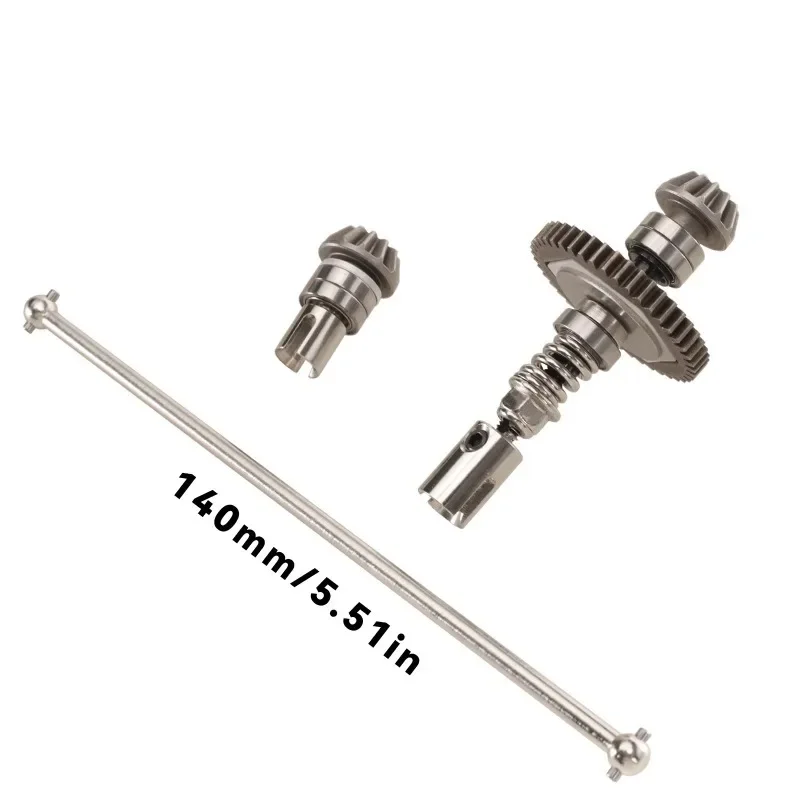 

ForWltoys 144001 144002 144010 124007 124017 Sliper Clutch Central Drive Shaft Adjustable Motor Mount Metal Steel Upgrade Parts