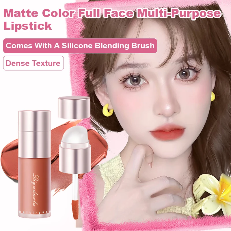 Compact and portable lipstick Lipstick Nourishing and moisturizing Lasting Skin tone modification Multipurpose style daily life