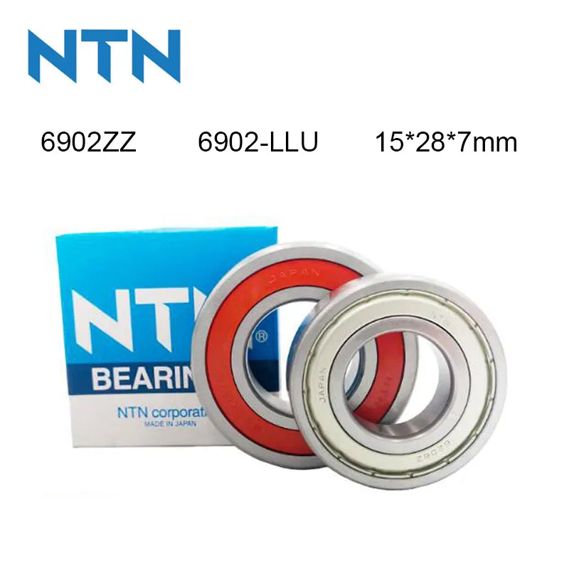 

Japan NTN 100% Original Bearing 5/10Pcs 6902-ZZ 6902-LLU ABEC-9 Ball Bearing 15x28x7mm High Speed Deep Groove 6902 Ball Bearing