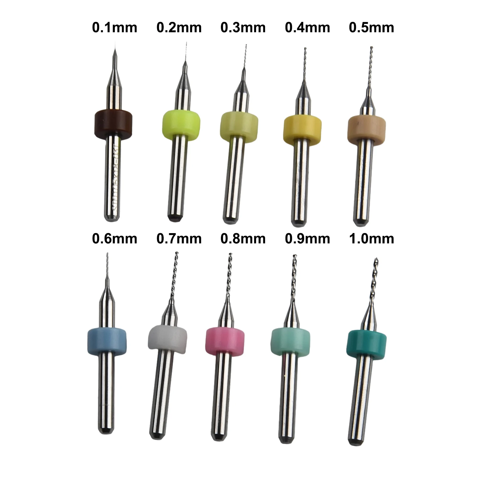 บอร์ด PCB เจาะ Bits Mini พิมพ์ SMT อุปกรณ์เสริมบอร์ด Bits Board CNC เจาะตัดชุดบด 0.1-1.0 มม.