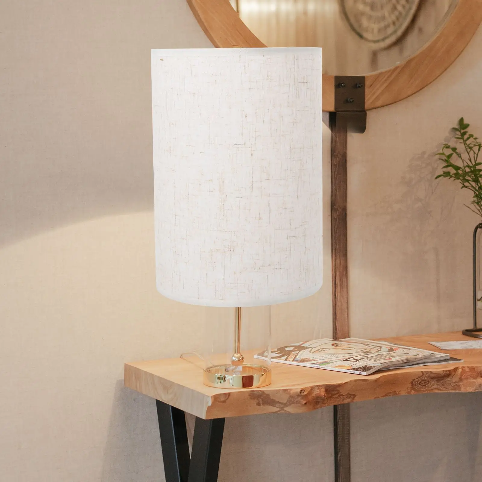 Table Lamp Floor Light Lampshade Modern Linen Lamp Shade Washable Lamp Shade