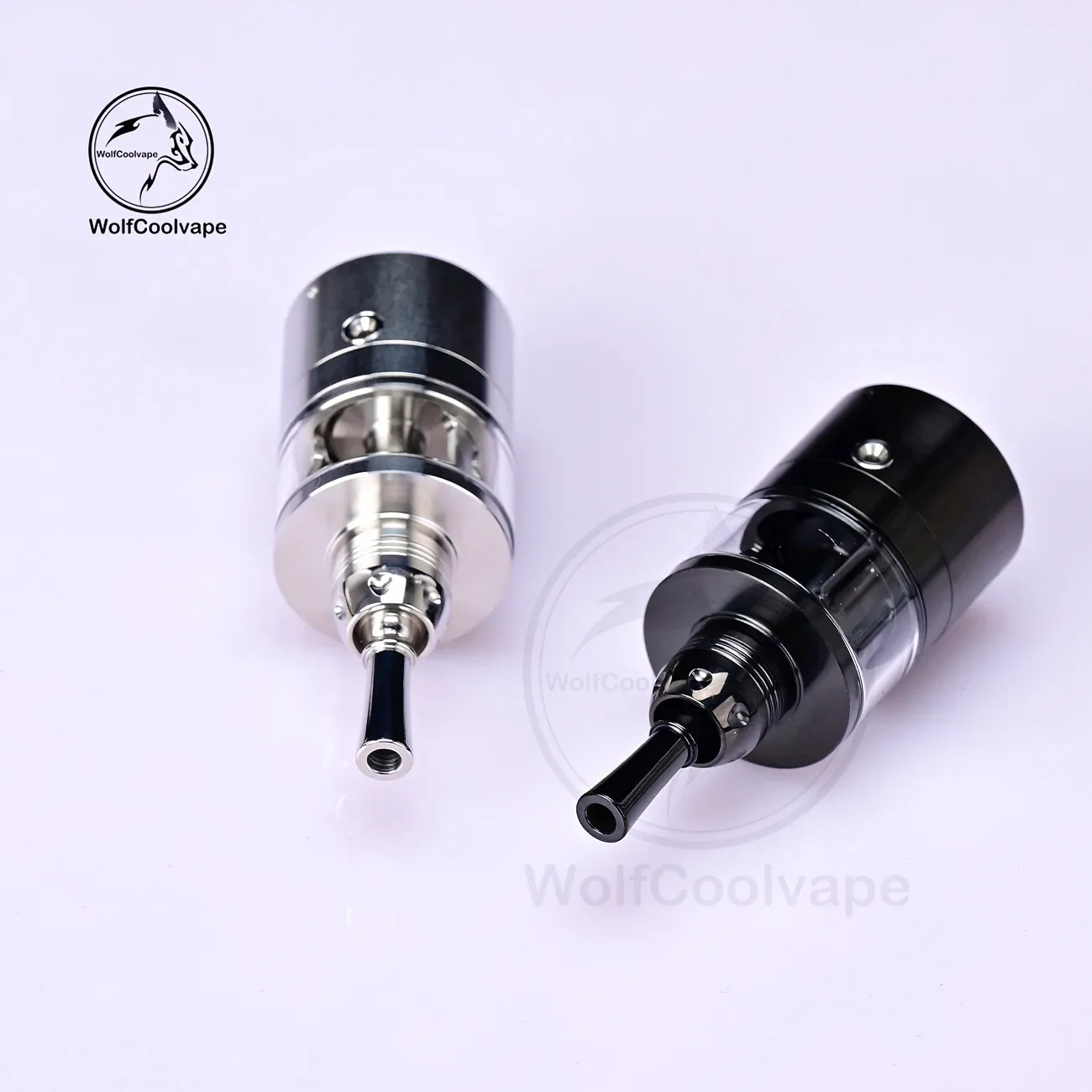 wolfcoolvape 510 MTL Drip Tip with 316SS Base for Flash e-Vapor V4.5S+ RTA RDTA RDA Rebuildable Vape Atomizers