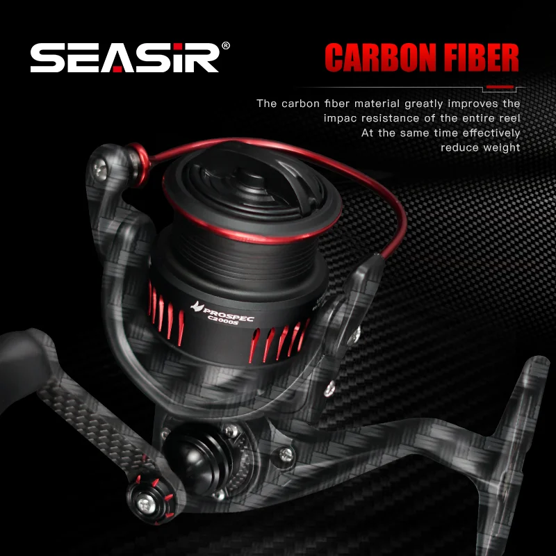 Carrete Seasir P-Series Prospec de pesca para agua dulce y salada - imagen 2
