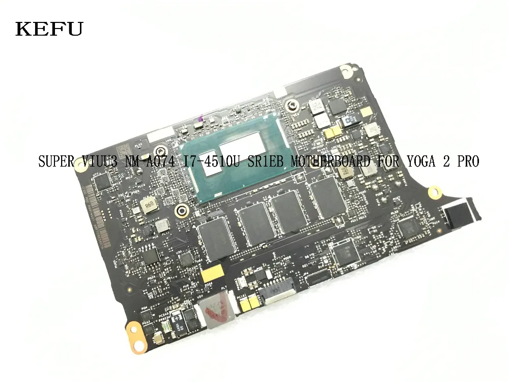 

STOCK NM-A074 LAPTOP MOTHERBOARD FOR LENOVO YOGA 2 PRO MAINBOARD I7-4510U I7-4500U PROCESSOR RAM 8GB