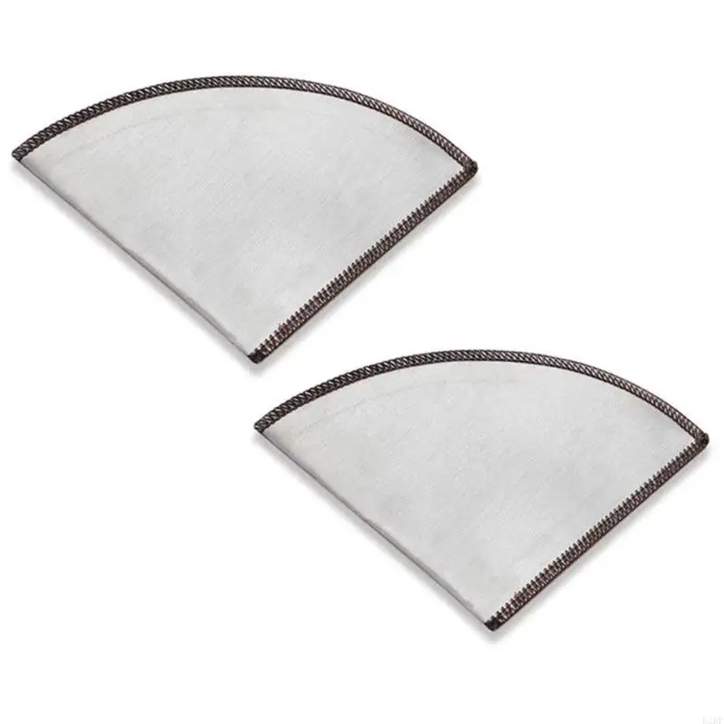 B2RF 2Pcs Stainless Steels Fine Meshes Coffee Filter Paperless Coffee Filter