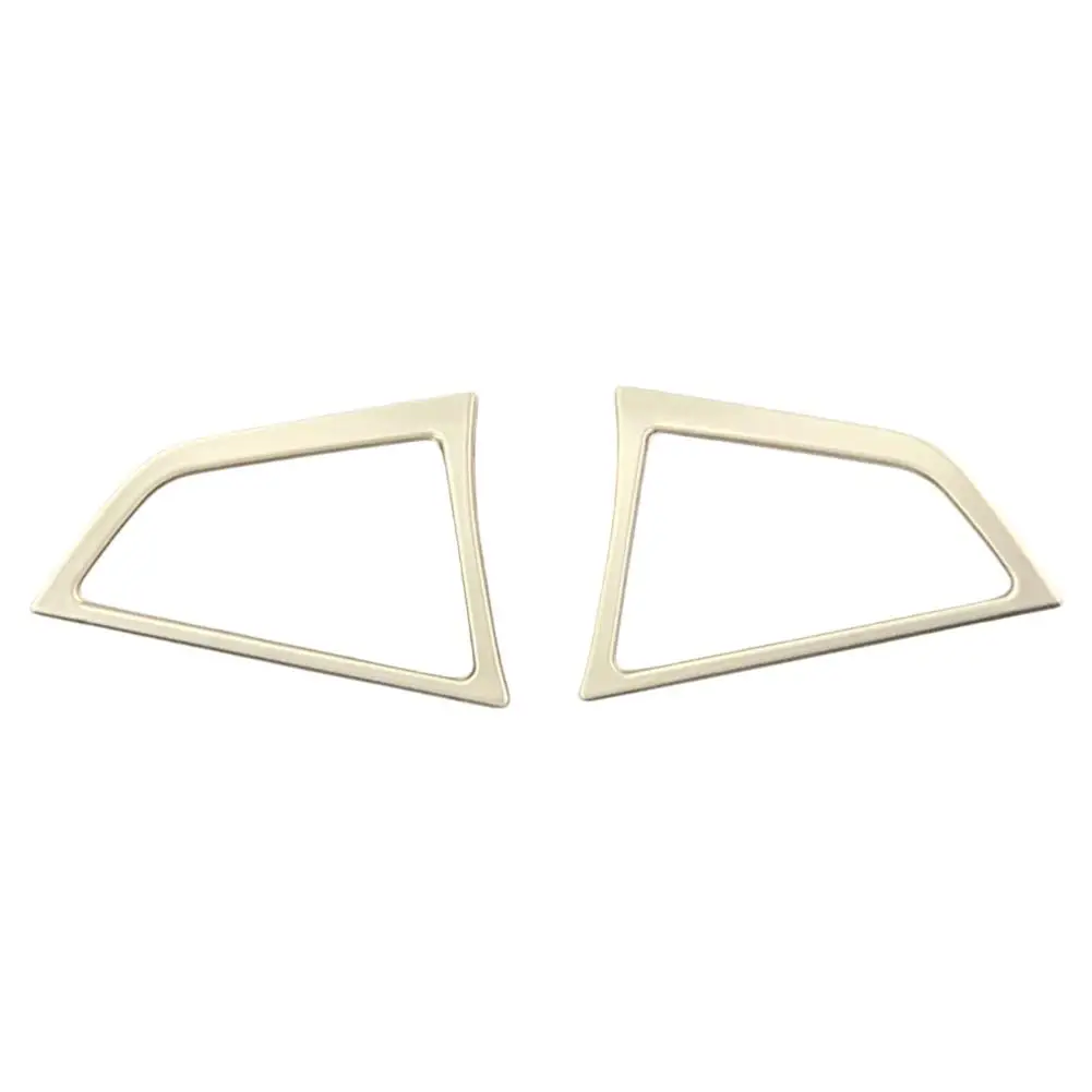 

Car Interior Accessory Chrome Button Cover Car Decoration Easy Installation Enhanced Aesthetics Long-lasting Shine