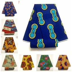 Blesing new yellow 100% cotton original wax fabric soft african print fabric for wedding dress tissue african fabric 6yard/lot