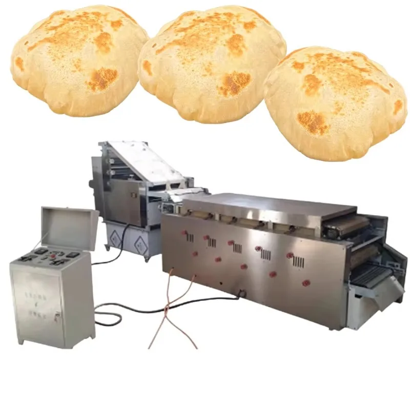 Máquina automática industrial para hacer panqueques, máquina para hacer pan pita, línea de producción de tortillas de harina, máquina para hacer pan árabe