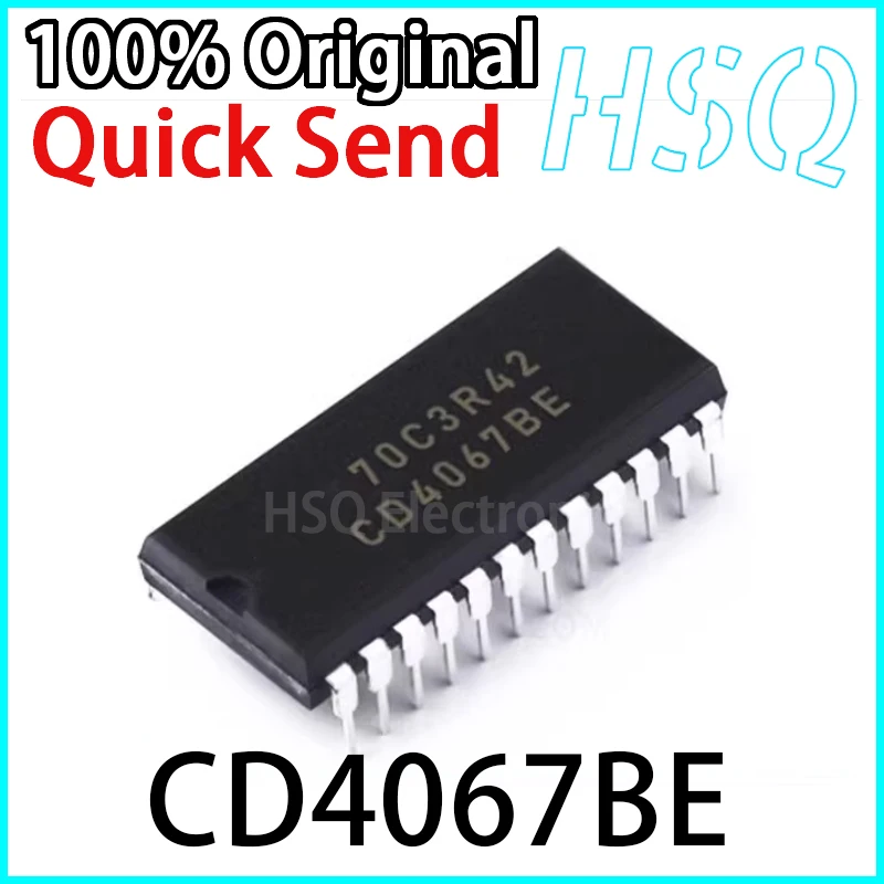 

5PCS Original CD4067BE CD4067 Analog Multiplexer Chip DIP-24 Direct Insert