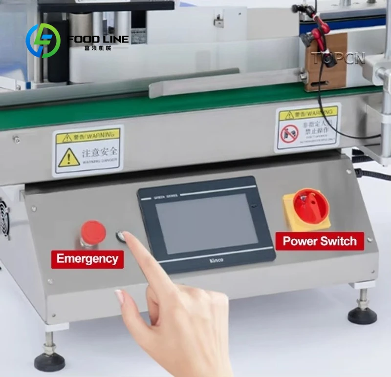 Customized size Automatic Labeler with Conveyor | Full Production Line Integration Ready