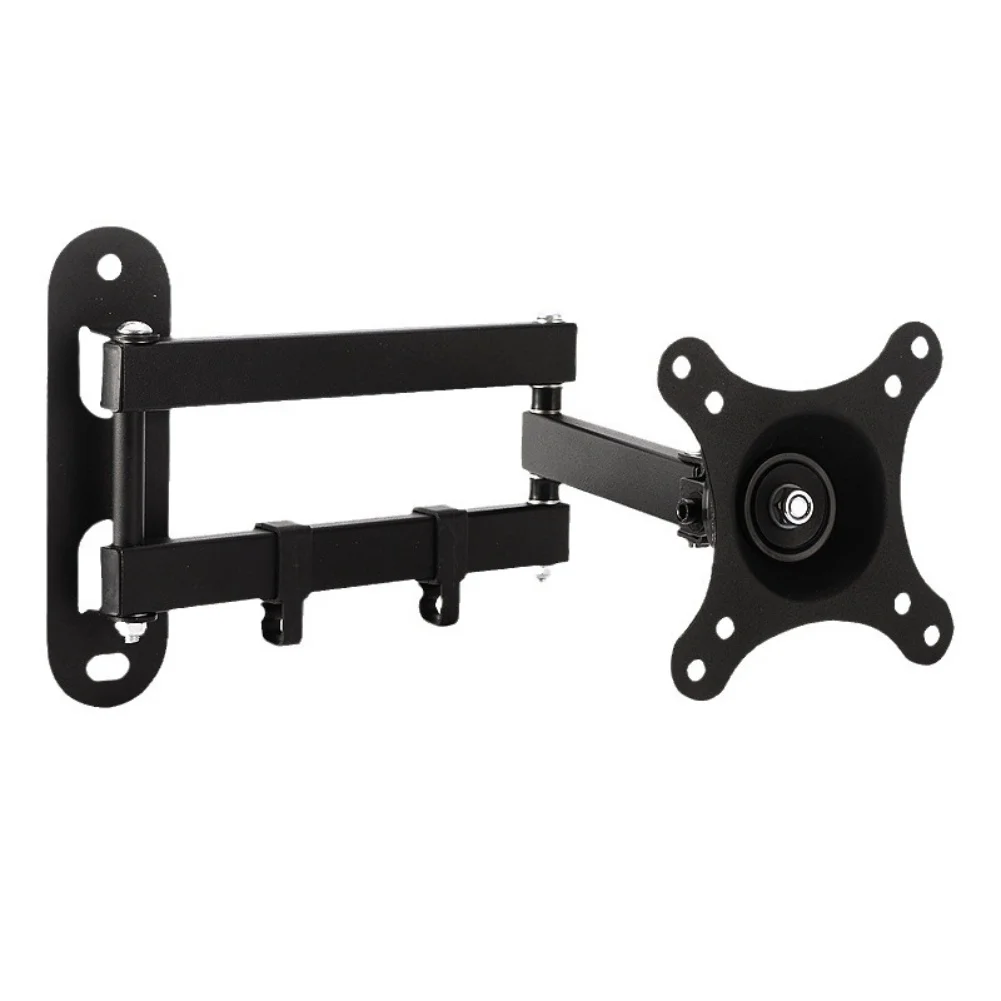 

19 27 Inch Adjustable TV Monitor Wall Mount with Swivel and Tilt Capabilities Supporting Up to 15kg for Secure Installation