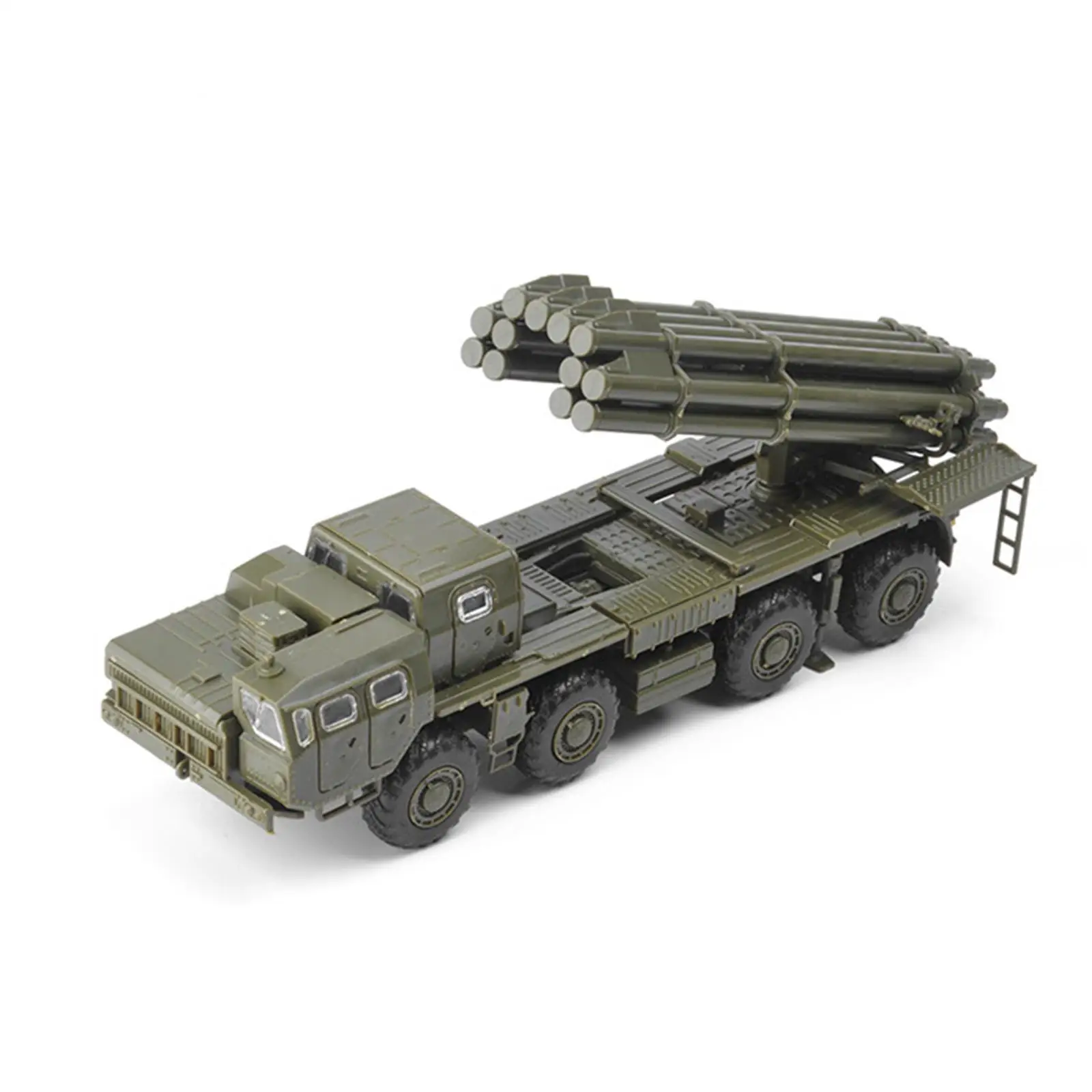 1:72 Rocket Launcher Model Vehicle Assembly Toy Collection Assembled Truck