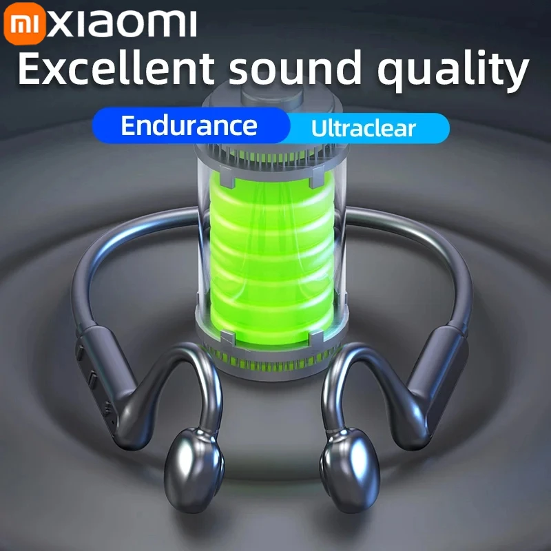 سماعة أذن بلوتوث من Xiaomi، سماعة رأس لاسلكية مثبتة على الرقبة، سماعات أذن مفتوحة من الخلف، توصيل صوت سلس، عمر بطارية طويل