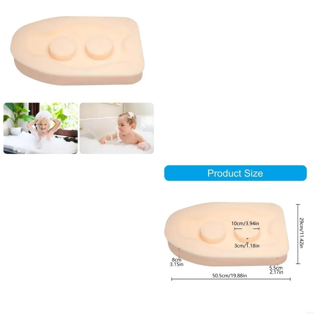 

Коврик для ванной для новорожденных, забавная и безопасная подушка для душа, подушка для купания младенцев, губка для ванны, для