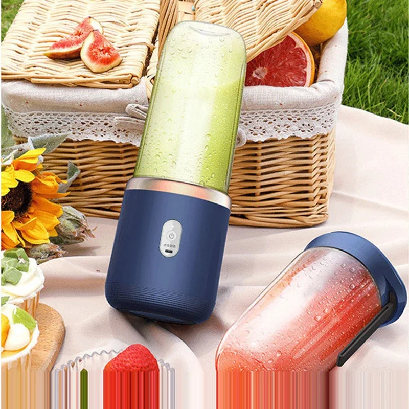 6-blade Fresh Juice Blender Household Small Electric Juice Cup Multi-function Automatic Smoothie Portable Blender