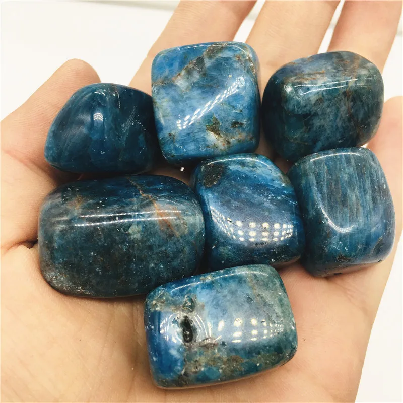 

Wholesale Natural Raw Gemstone Apatite Minerals Specimen Irregular Shape Polished Rough Rock Stone Reiki Healing Home Decoration