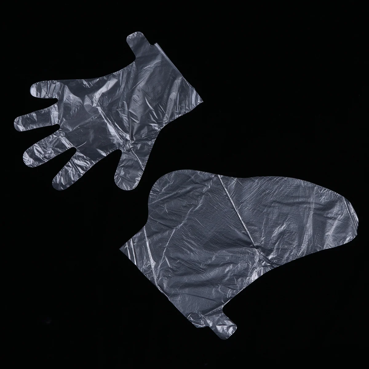 

100 шт. водонепроницаемых одноразовых перчаток и бахил для салонов красоты, одноразовые чехлы для ног