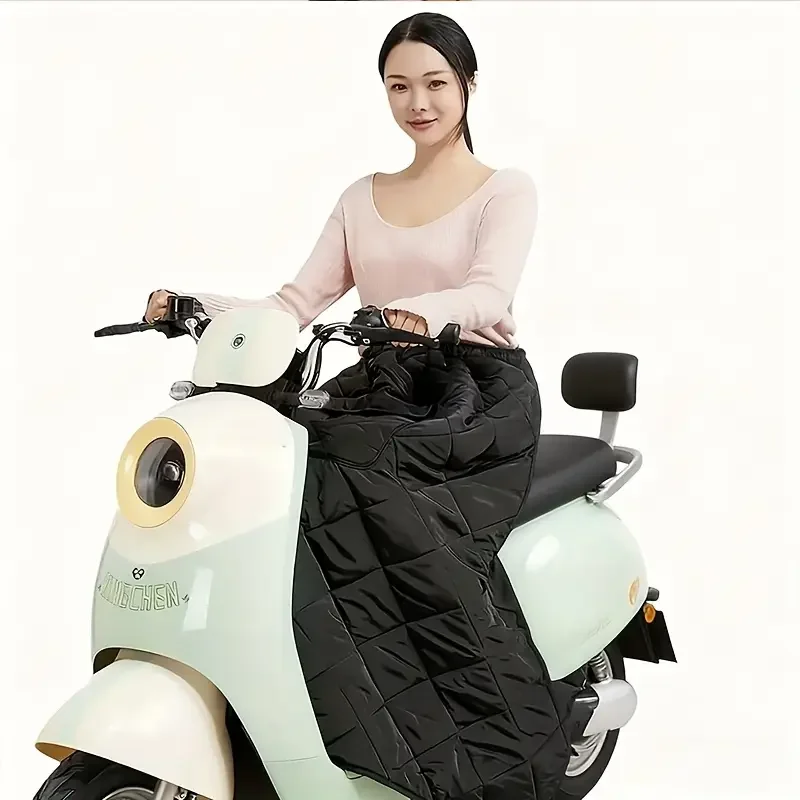 1 قطعة دراجة نارية الساق الزجاج الأمامي الملابس المخملية يندبروف غطاء الزجاج الأمامي الدافئ جيب كبير الشتاء غطاء مقاوم للبرد