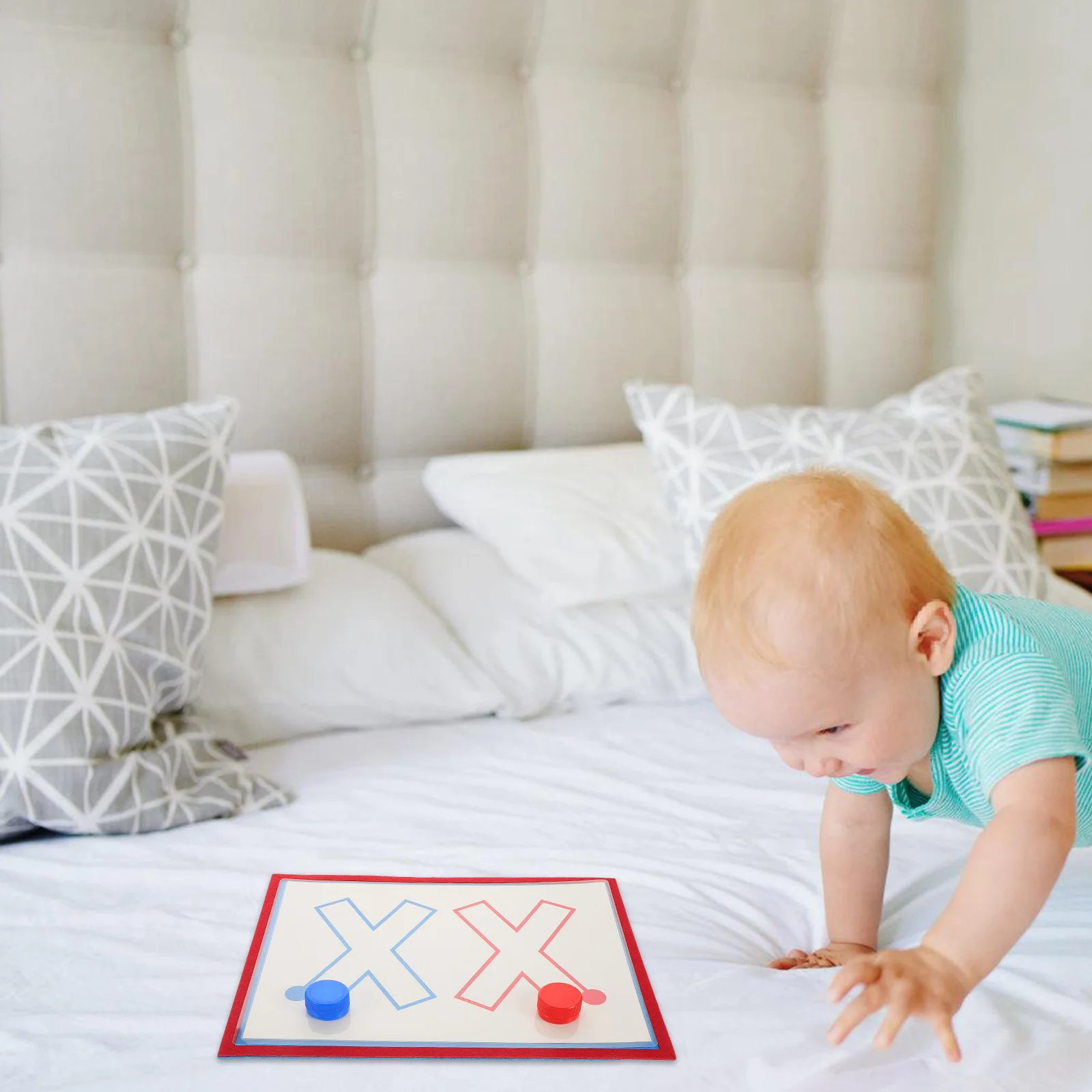 8Pcs Cards Playset Left Right Side Development Hand Eye Coordination Montessori Learning Games for Toddlers