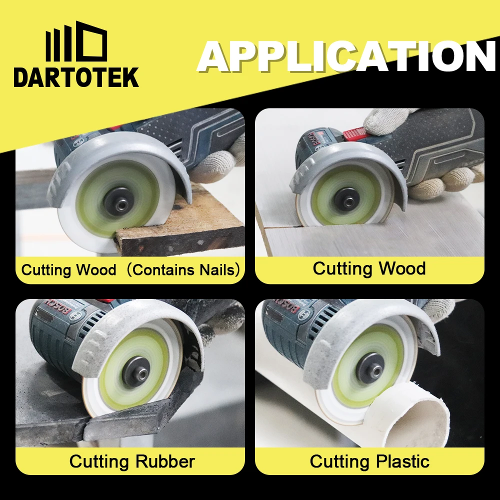 DARTOTEK 3/5/10pcs 75mm Carbide Wood Cutting Disc Circular Saw Blade Set For Wood Plastic Rubber 3inch Woodworking Disc Cutter