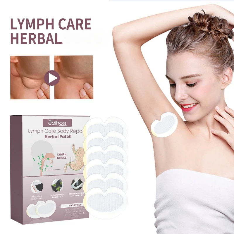 Lymphatic Treatment Lymph Nodes Neck Armpit Detox Pads Boost Metabolism Lymphatic Detox Stickers for Swelling Lymphatic Drainage