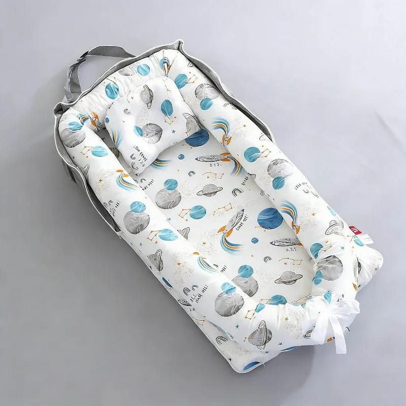 

2026 New Lightweight Portable Baby Bed Travel Crib Easy Setup for Home Use and Trips