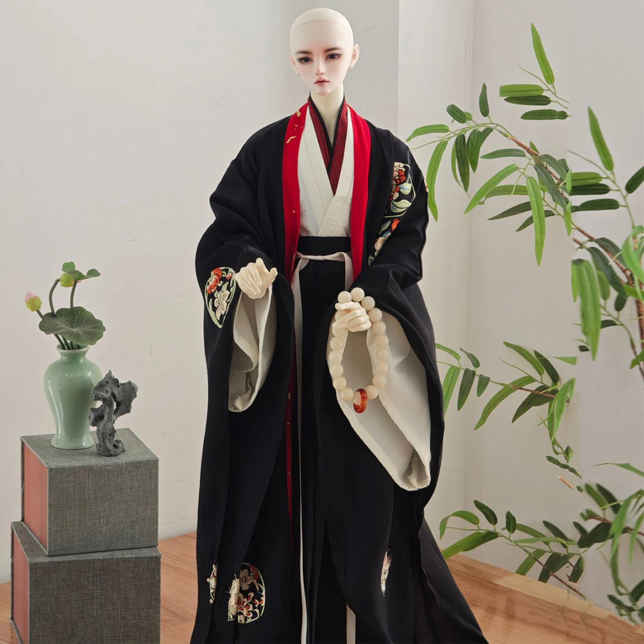 1/4 1/3 Scale BJD Clothes Ancient Costume Dress Hanfu Robe Samurai Outfit For BJD/SD MSD SD13 ID75 Uncle Doll Accessories A2161