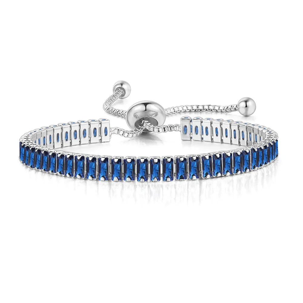 CZ Tennis Armbanden voor Vrouwen Unieke Zwarte Kristallen Bangle Rose Goud Kleur Verstelbare Hand Chain Vrienden Sieraden Groothandel DZH051