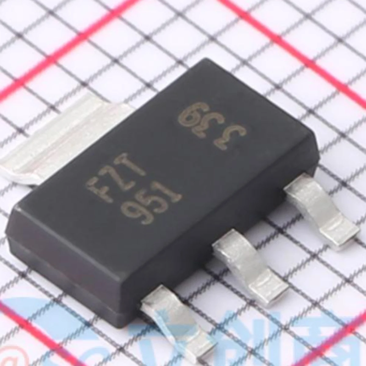 10PCS original FZT951 transistor BJT 1.6W 60V 5A PNP SOT-223: FZT951QTA