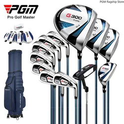 PGM-Men's Golf Club Set, Direita e Esquerda Iniciante, Conjunto Completo, Metade Set Clubes, Ferros de Golfe 4 5 7 8 9 P Putter