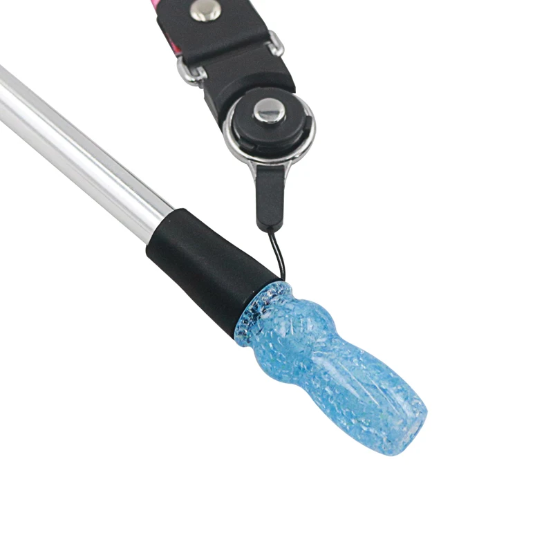 Embout de ovale guilé avec sangle de ULde suspension, embouts de chicha en résine de silicone, embouts de pipe à eau, 1PC