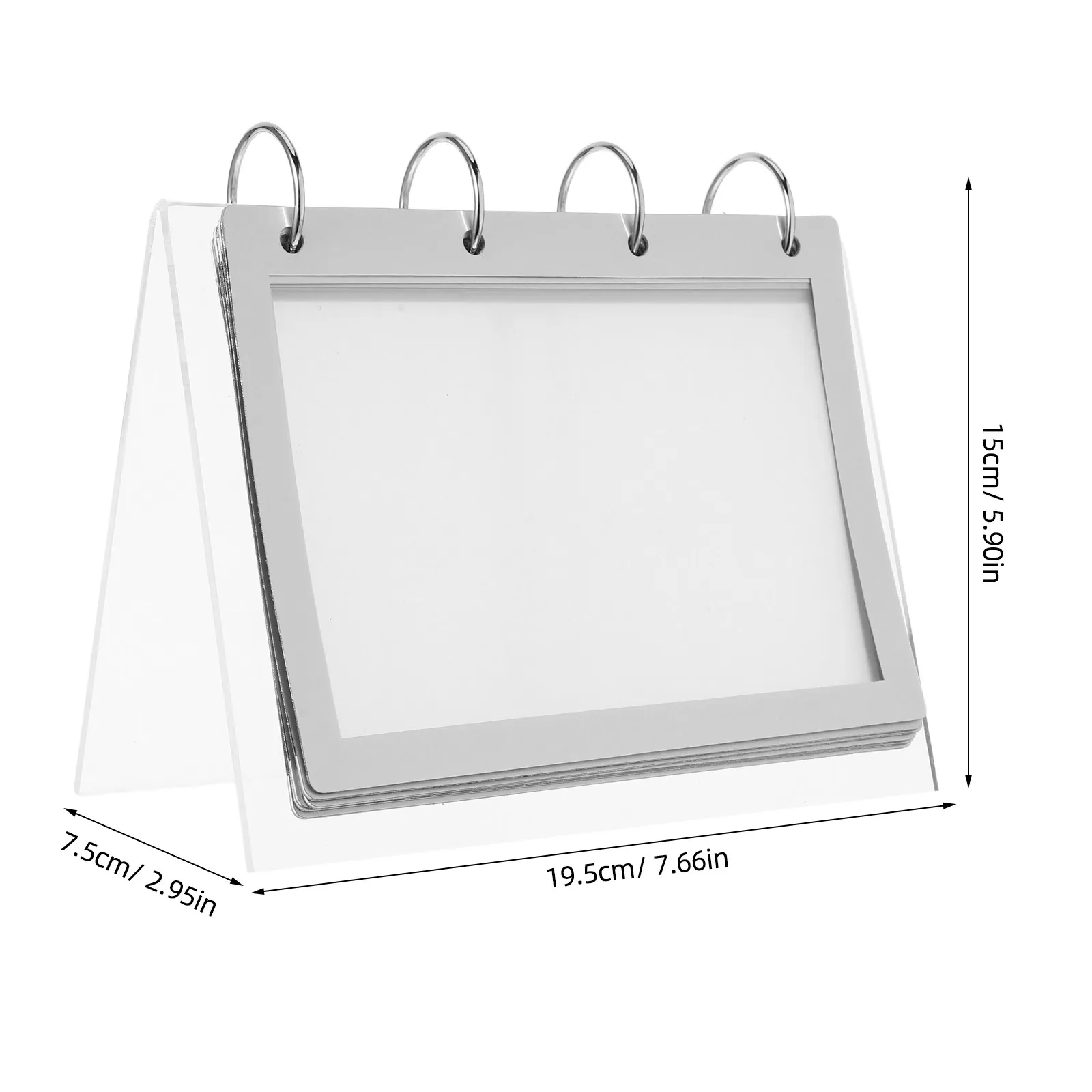 Acrylic Flip Menu Holder V-Shaped Transparent Stand for Restaurant Cafes Bars Clear Display Multi-Page Menu Display Sign Holder