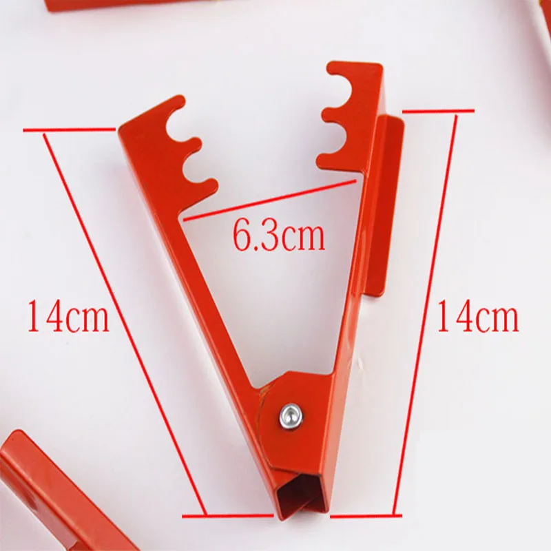 Pinze di sicurezza per giardinaggio in metallo fai-da-te con stelo di spine di rosa con clip per spine di foglie di colore casuale