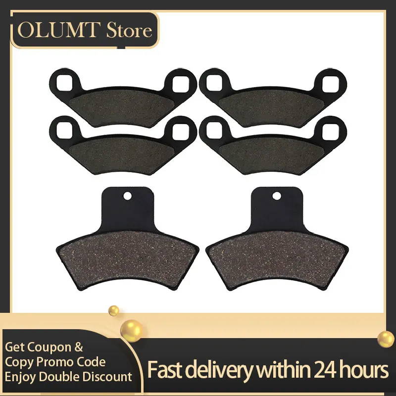 Motorcycle Brake Pads Front Rear Kit For POLARIS ATV Trail Blazer 250 400 Boss 325 330 Xplorer 250 Magnum Xpedition Sportsman